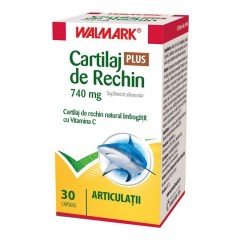 Cartilaj de Rechin Plus 740 mg cu Vitamina C, 30 capsule, Walmark